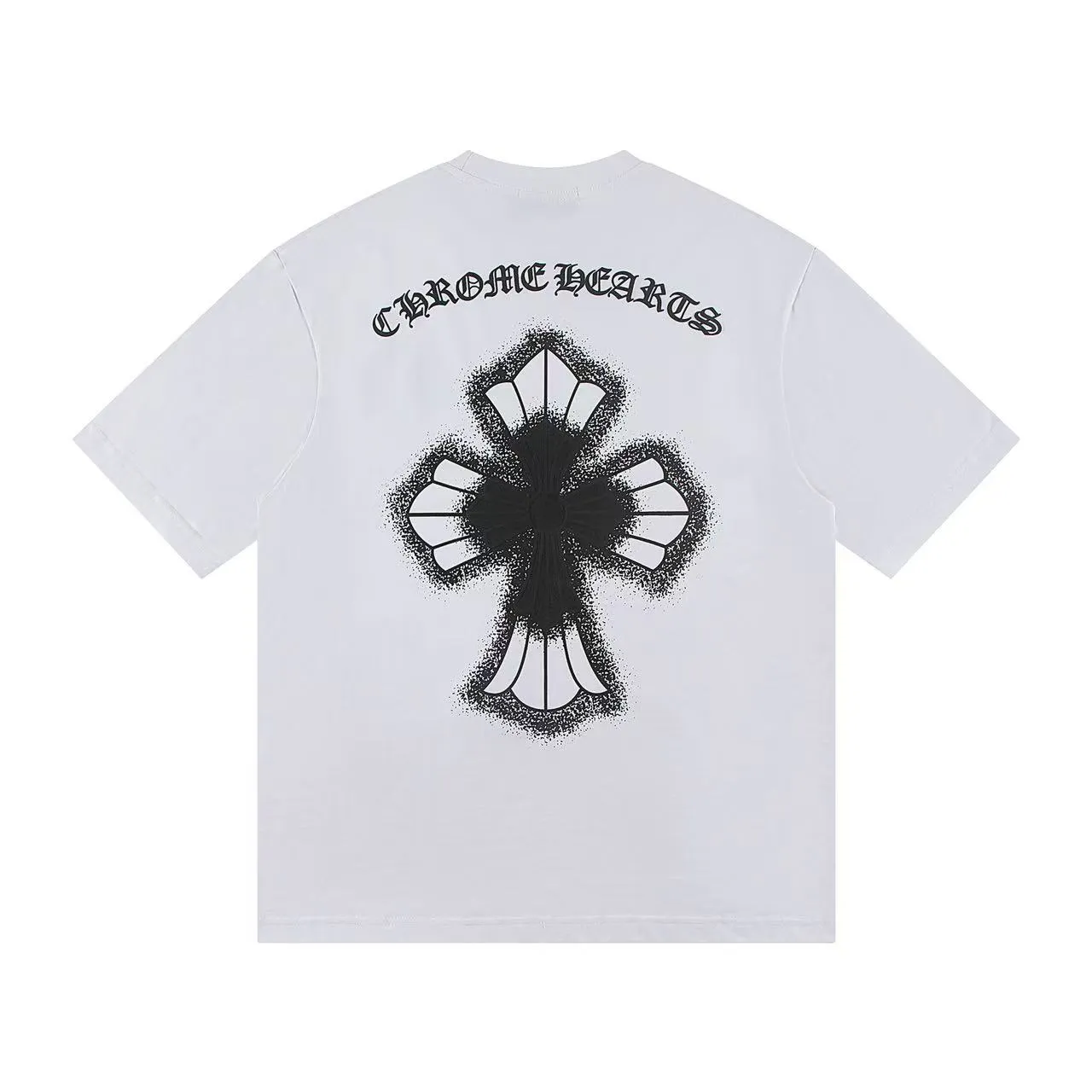 🅿️146 Style: 2025 new Croix Heart short-sleeved T-shirt Material: High version 300g double yarn combed cotton Size: S～XL Color: White Style number: Z021